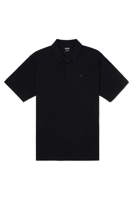 H2O DRI ACE SLUB POLO SHORT SLEEVE BLACK 1