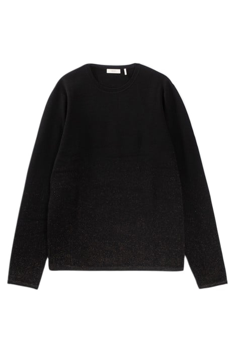 BLACK KNIT PURE EDITION SWEATER, GOLD LUREX BLACK 4