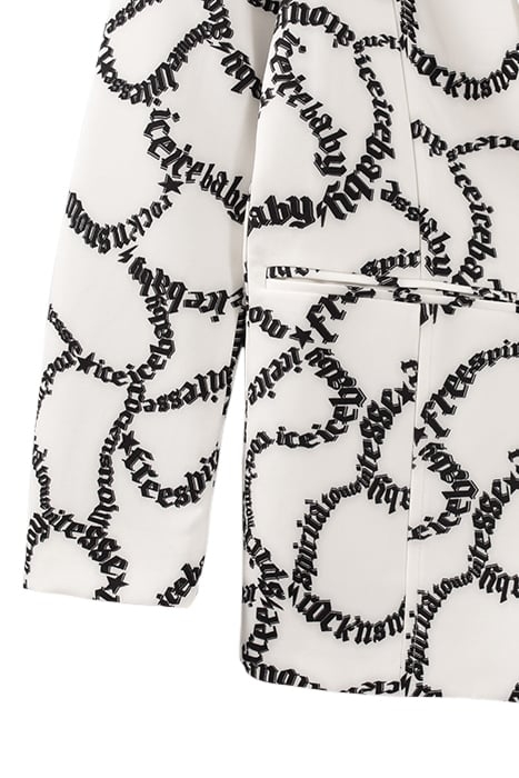 OFF-WHITE SUIT JACKET WITH LETTER PRINT OFF-WHITE 5