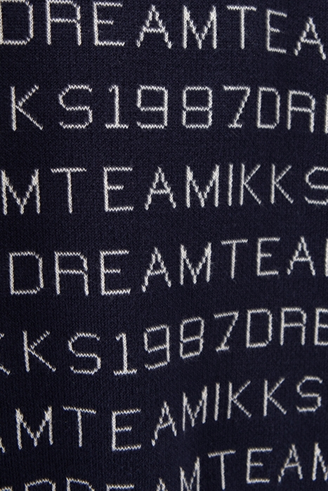 BOY'S JACQUARD KNIT SAILOR SWEATER NAVY 5