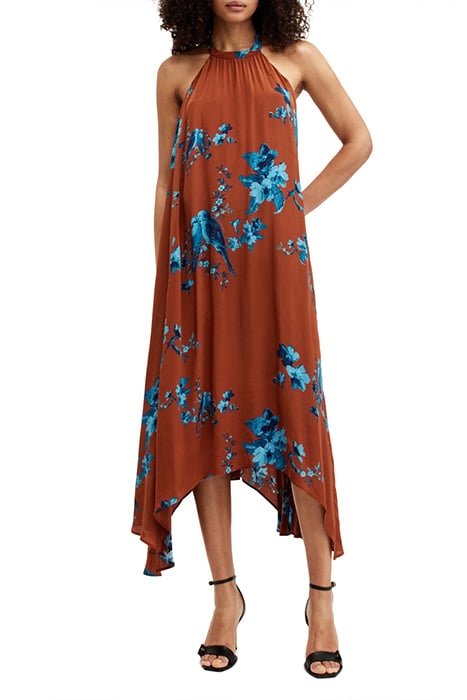MYSTI IONA DRESS RUST RED 1
