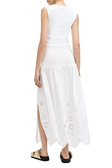 ALEX EMB SKIRT OFF WHITE 3