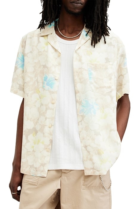 NEVADA SS SHIRT WICKER WHITE 1