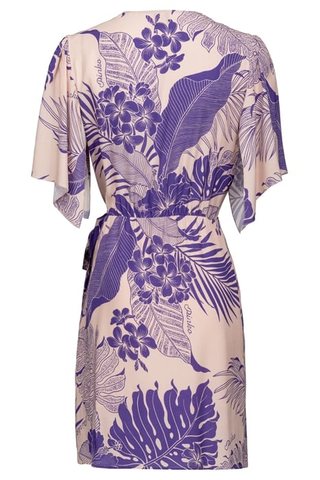 ACCOLTO ABITO MAROCAINE STAMPA TROPICAL NUDE/PURPLE 2