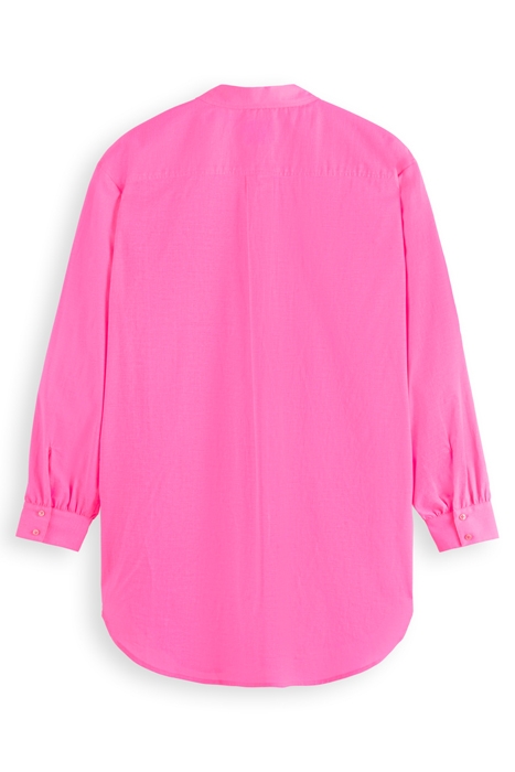 EXTRA OVERSIZED SHIRT FLUO PINK 2