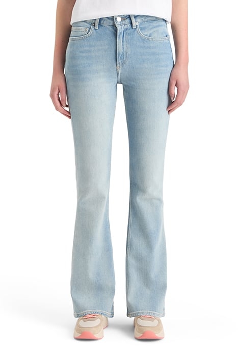 THE CHARM HIGH RISE CLASSIC FLARED JEANS — ALL OR NOTHING AL 1