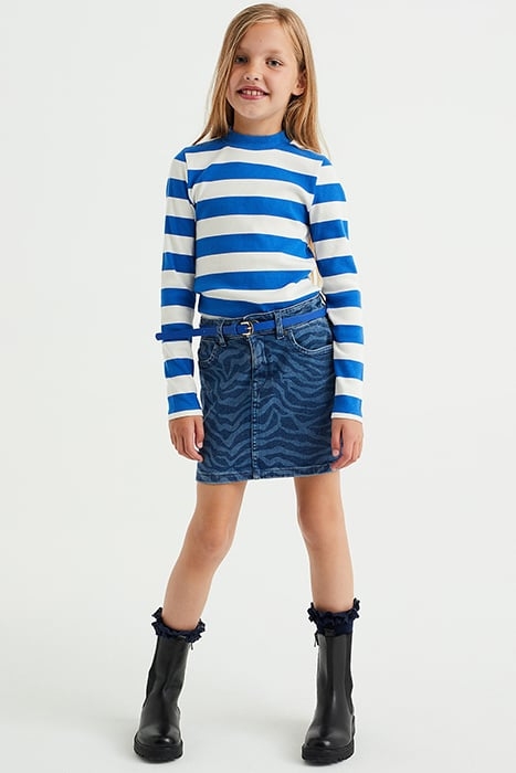 SKIRT MINI LENGTH BLUE 2