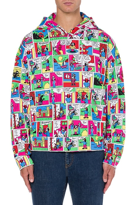 MOSCHINO COMICS HOODIE MULTICOLOR 1