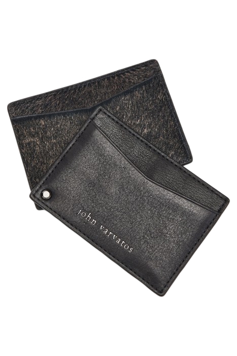 HERITAGE DUAL SWING CARD CASE BLACK 2