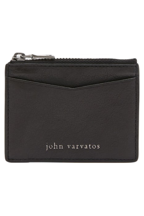 HERITAGE ZIP CARD CASE BLACK 1