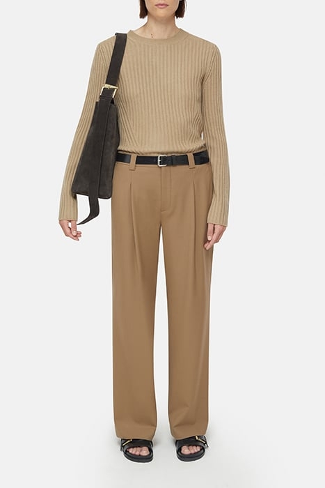 CREW NECK LONG SLEEVE BROWN SUGAR 4