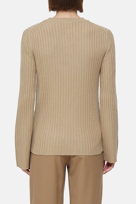 CREW NECK LONG SLEEVE BROWN SUGAR 2