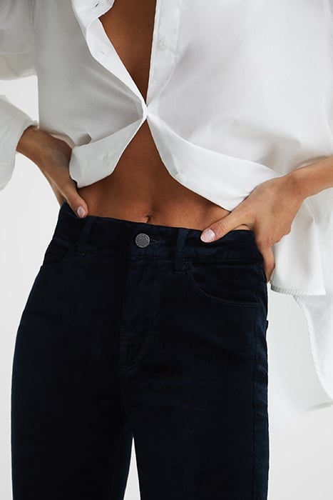 CINDY-TWISTED STRAIGHT PANTS NAVY 7