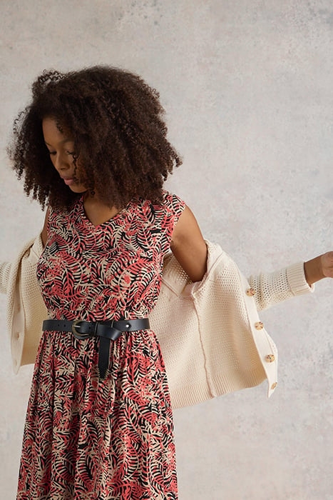 DARCIE JERSEY MAXI DRE BLACK PRINTED 3