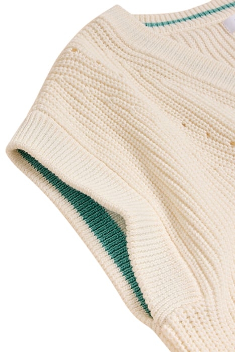 VANEA V NECK TANK NATURAL WHITE 4