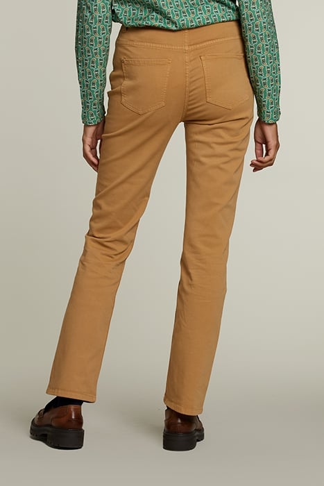 BEIGE LONG 5-POCKET PANTS 2