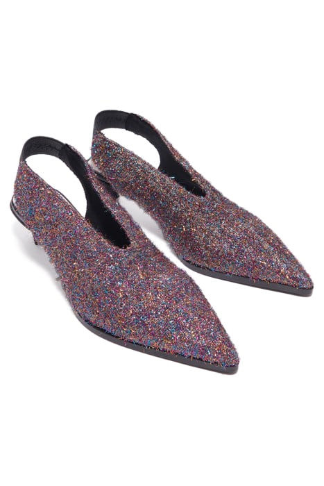 MULTICOLOR TINSEL COURT SHOE 2