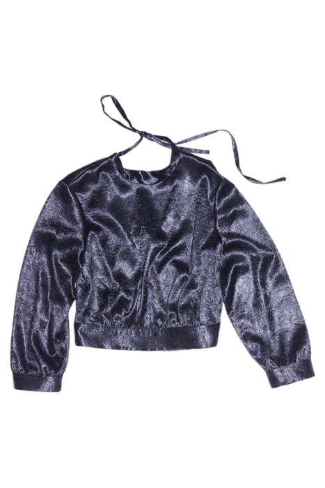 ANTHRACITE TIE BLOUSE 3