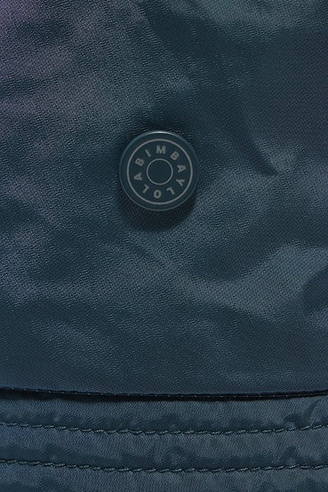 BLUE NYLON BUCKET HAT 3