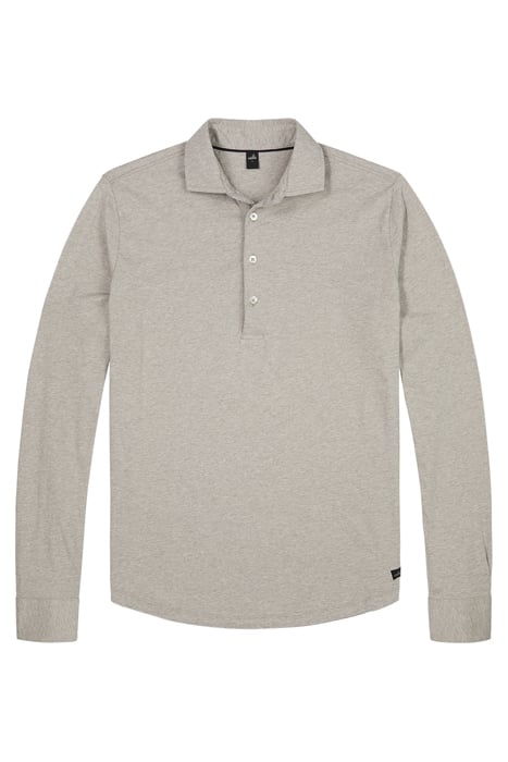 THOMSON | TAILORED JERSEY POLOSHIRT BEIGE 1