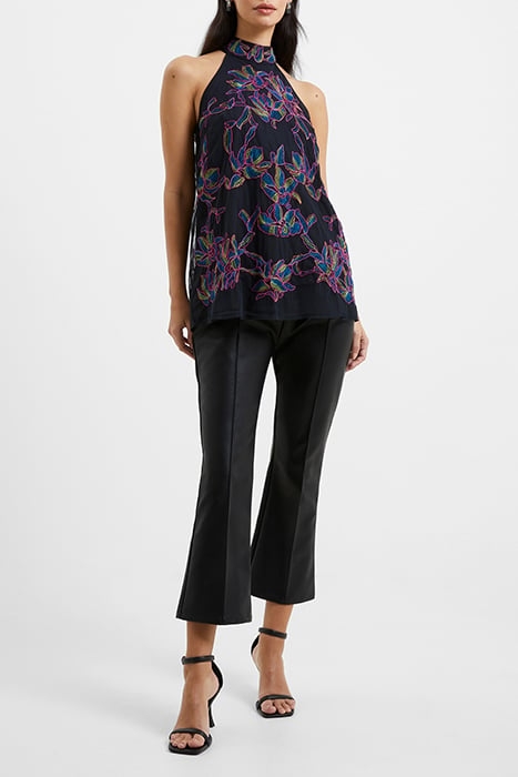 EMILIA EMBROIDERED TOP BLACK 2
