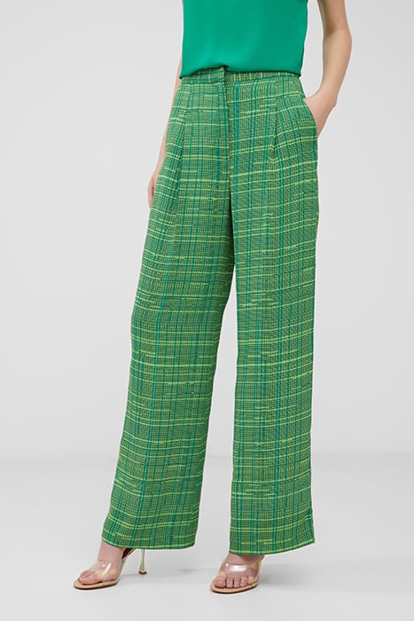 CARMEN CREPE TROUSER GREEN 1