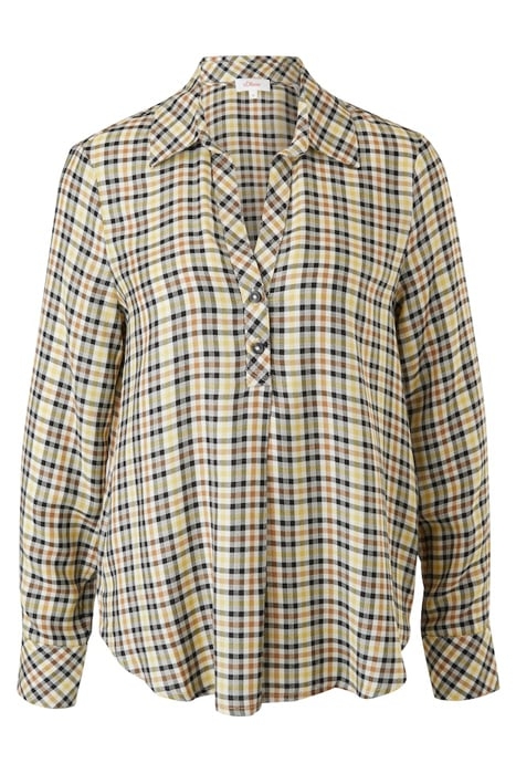 S.OLIVER BLOUSES BROWN CHECK 4