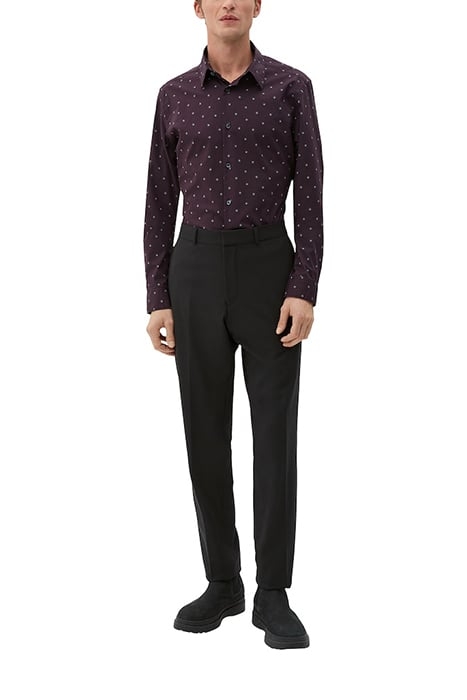 S.OLIVER SHIRTS BURGUNDY 3