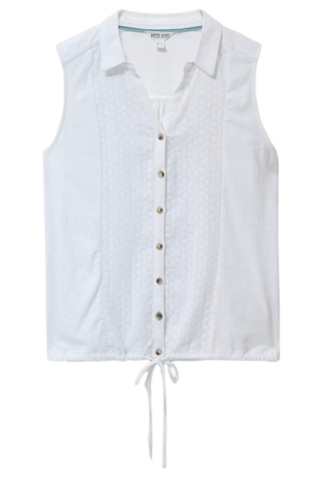 FLOWING GRAES JERSEY SHIRT BRILLIANT WHITE 3