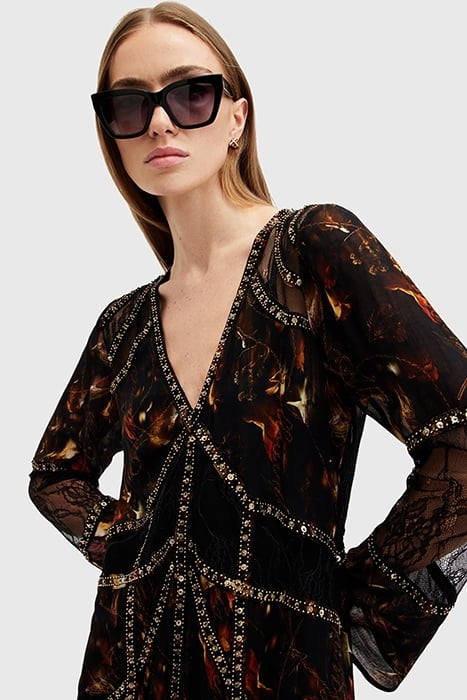 BRYN EMB DRESS KATERI BLACK 6