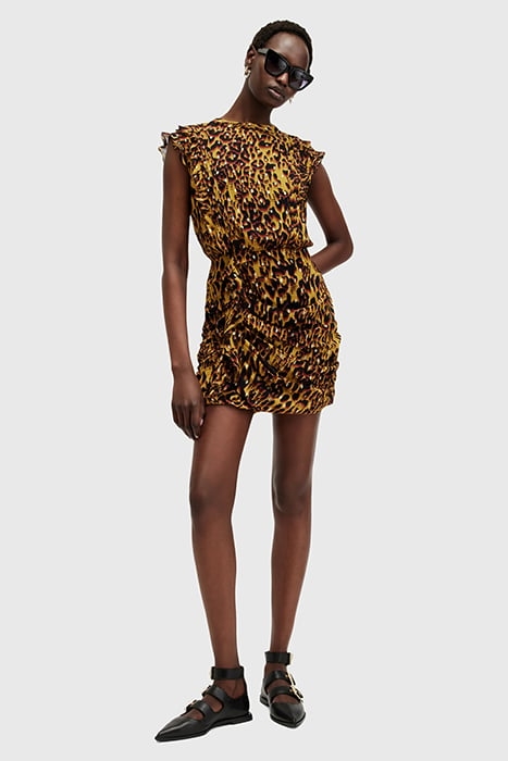 HALI DRESS TERESA DEEP YELLOW 5