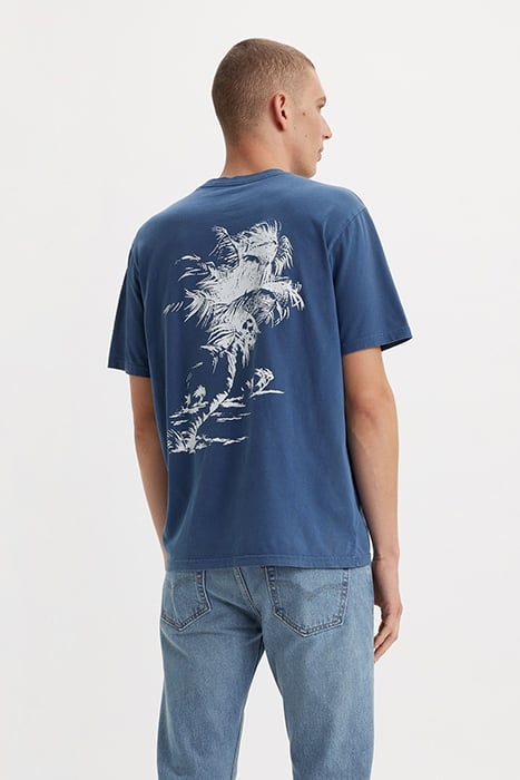 SS PRINTED T-SHIRT BLUE 2