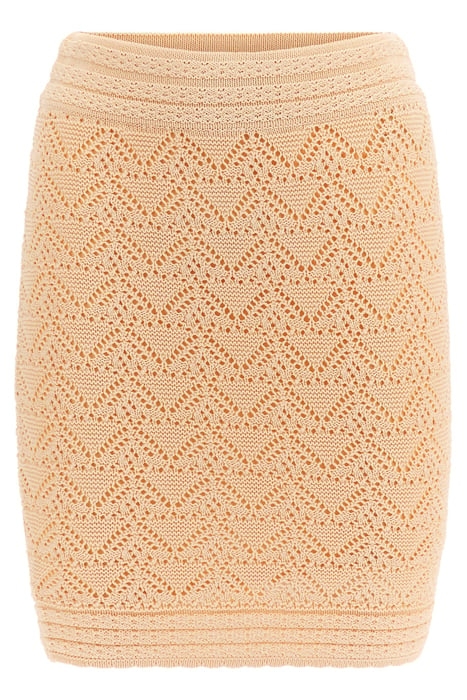 MAGDALENA SWEATER SOFT MINI SKIRT PEACH 4