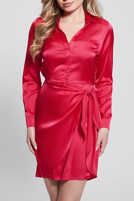 GUESS ECO ES LS ALYA DRESS KARMA PINK 1