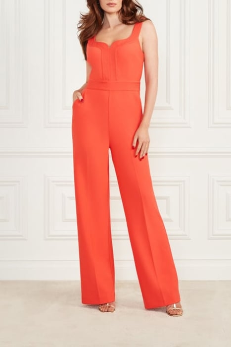 MARCIANO BY GUESS ANDREA JUMPSUIT VIVACIOUS CORAL 1