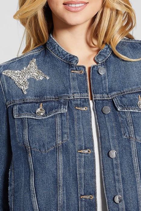 GUESS ECO DELYA KOREAN TRUCKER MARQUEE 6