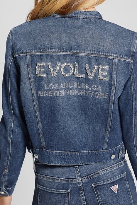 GUESS ECO DELYA KOREAN TRUCKER MARQUEE 7