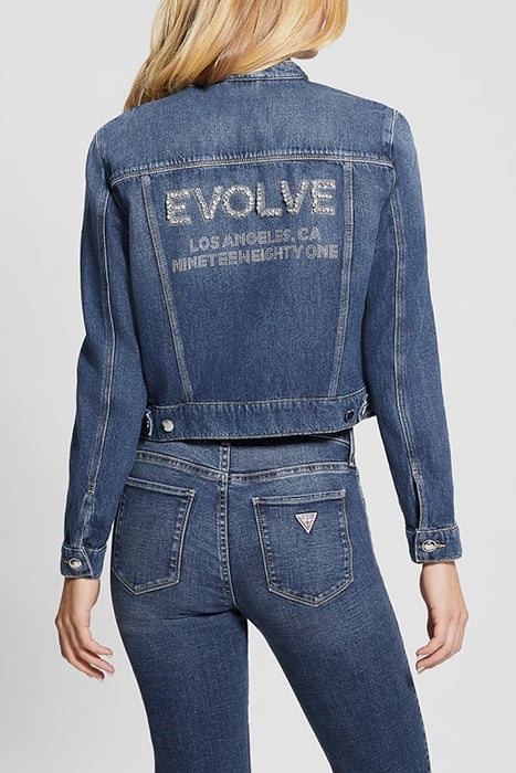 GUESS ECO DELYA KOREAN TRUCKER MARQUEE 2