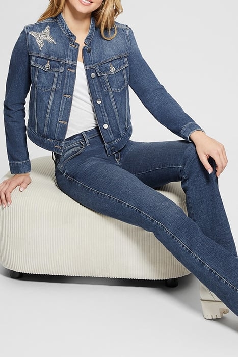 GUESS ECO DELYA KOREAN TRUCKER MARQUEE 8