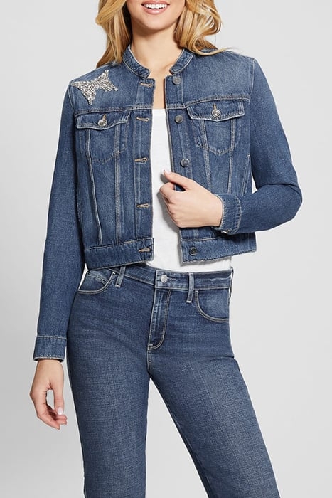 GUESS ECO DELYA KOREAN TRUCKER MARQUEE 1