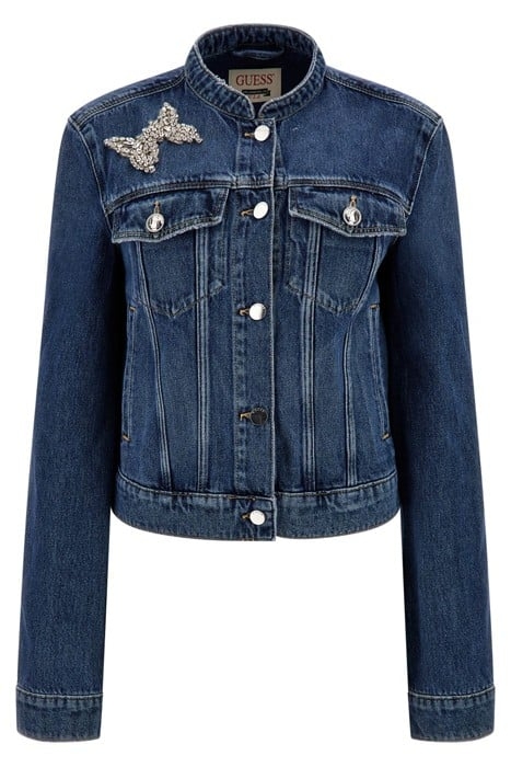 GUESS ECO DELYA KOREAN TRUCKER MARQUEE 4