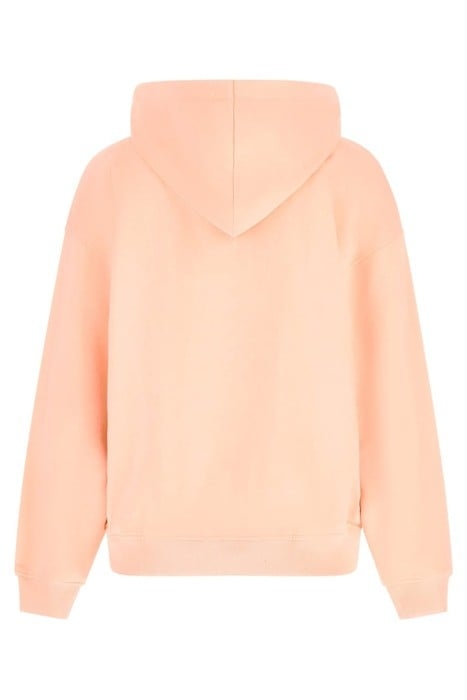 GUESS ECO GUESS ROUND LOGO HOODIE SWEATS PEACH SKY 5