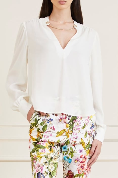 EVA BLOUSE PALE PEARL 1