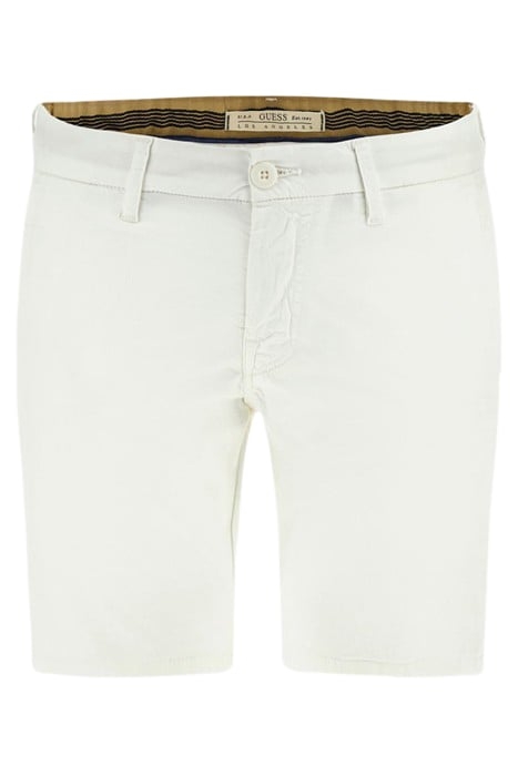 GUESS ECO DANIEL SHORT SALT WHITE 4