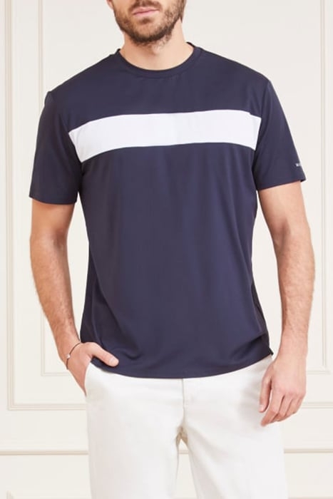 SS CN STRIPE & LOGO SMART BLUE 1