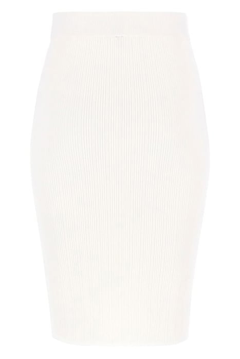 MARCIANO BY GUESS ANDROMEDA STITCHED PALE MINI SKIRT PEARL 5