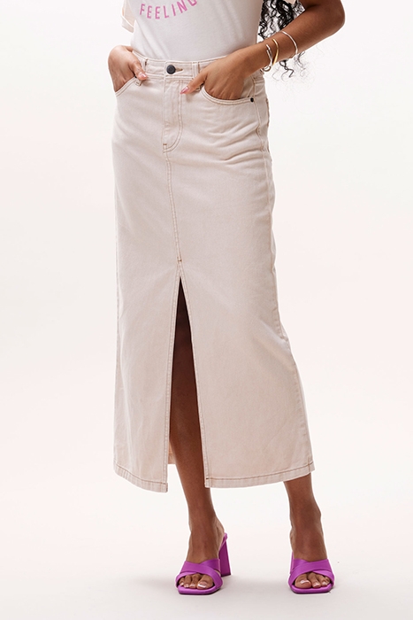 MIDI DENIM SKIRT WASHED MOONLIGHT 1