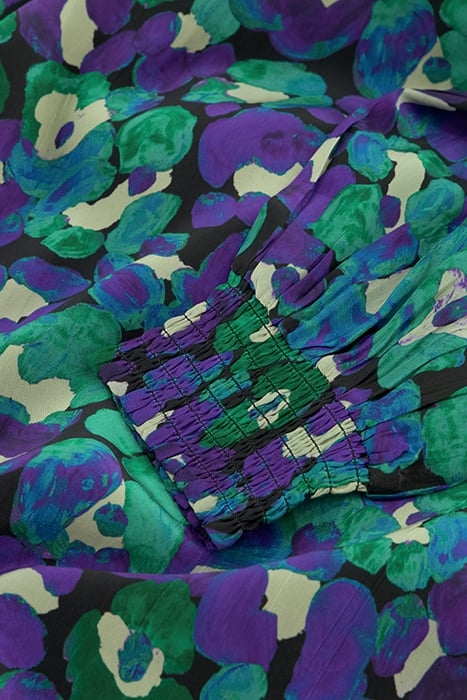 NATALIA DRESS GREEN ENVY/POPPY PUR 5