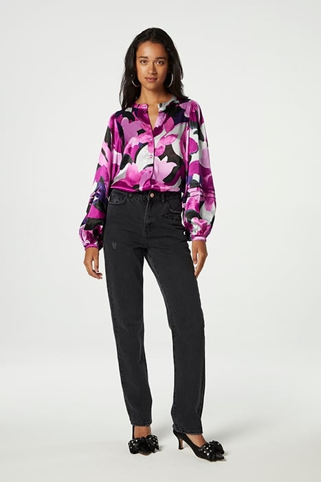 HOLLIE BLOUSE BUBBLE GUM PINK/MIST 2