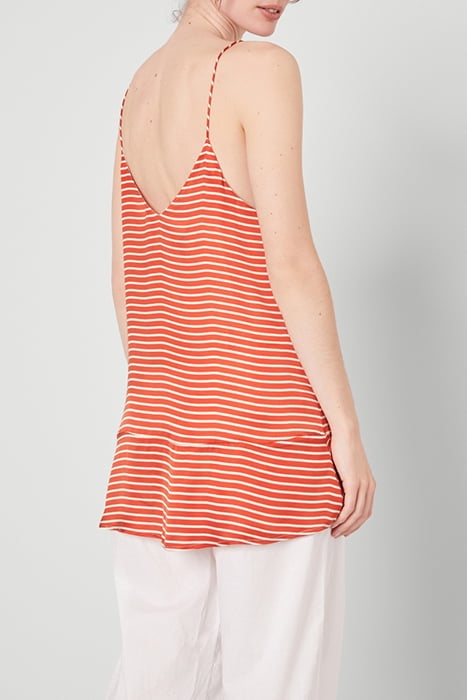 V COLLAR PRINTED TOP CABANON 2